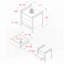 Table de chevet Scandi