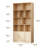 71" Tall Bookshelf With 10 Cubes And 3 Doors, 4-tier Bookshelf, Open Shelf Bookcase With Cabinet, Modern Cube Storage Organizer For Living Room, And Office, White-616440633