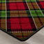 Tapis à motif écossais Ligaya Christmas-100847411
