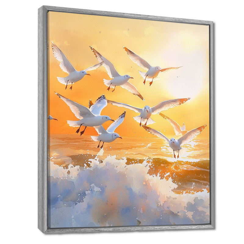 Ayshea - Animals Wall Art Prints, Argent argent, Impression encadrée flottante, H 32 po x l 16 po