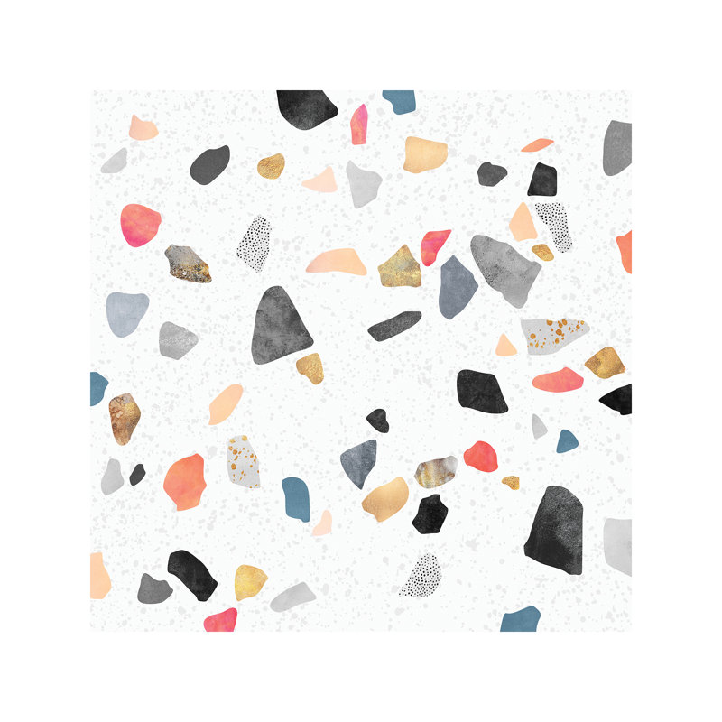 Terrazzo Treasure by Elisabeth Fredriksson - Print on Canvas, Wrapped Canvas, 30.48 cm H x 30.48 cm W