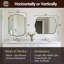 Miroir de salle de bain Anayalee Cadre en acier inoxydable-1600582680-1544176055