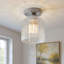 Crystal Semi Flush Mount