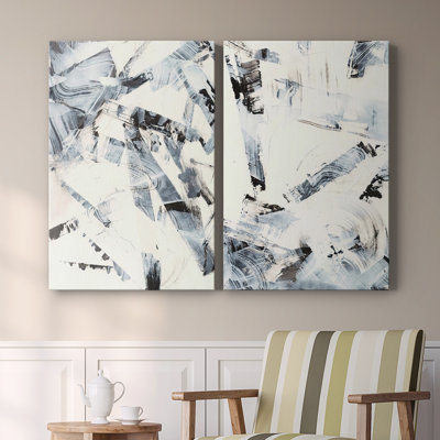 Toile tendue avec châssis I-Premium Fractured Ice