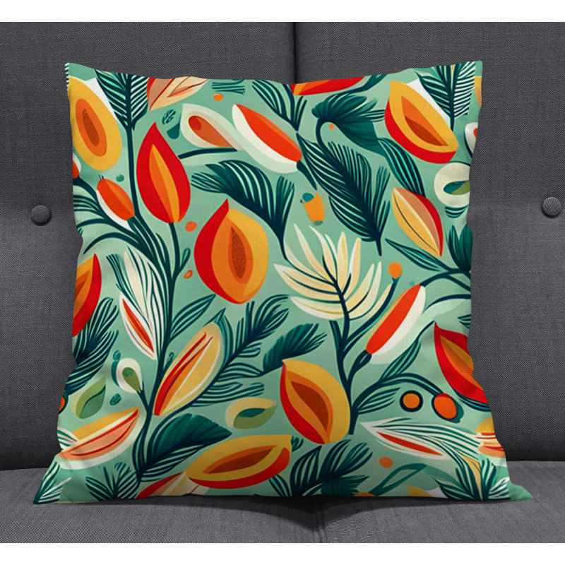 Coussin décoratif, H 20 po x l 20 po, Housse de coussin seulement - sans coussin