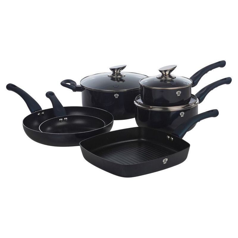 15 - Piece Non-Stick Aluminum Cookware Set
