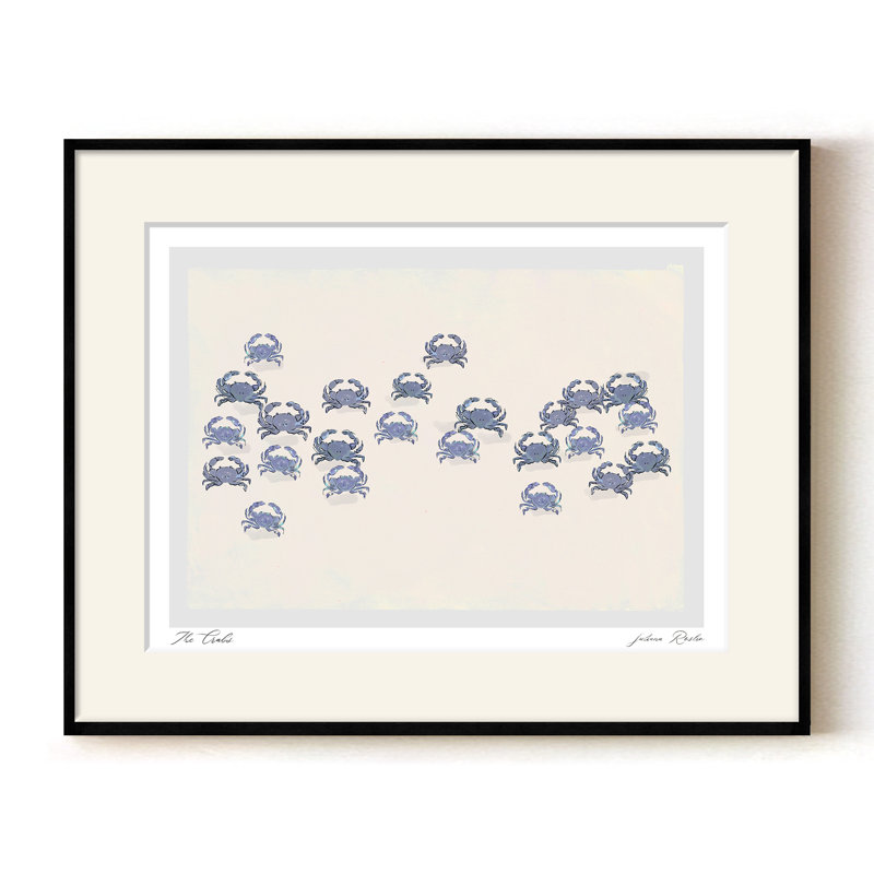 The Crabs, Black, 36" H x  48" W