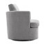 Fauteuil demi-tonneau pivotant de 32,3 po de largeur Jocqueline-1543862096