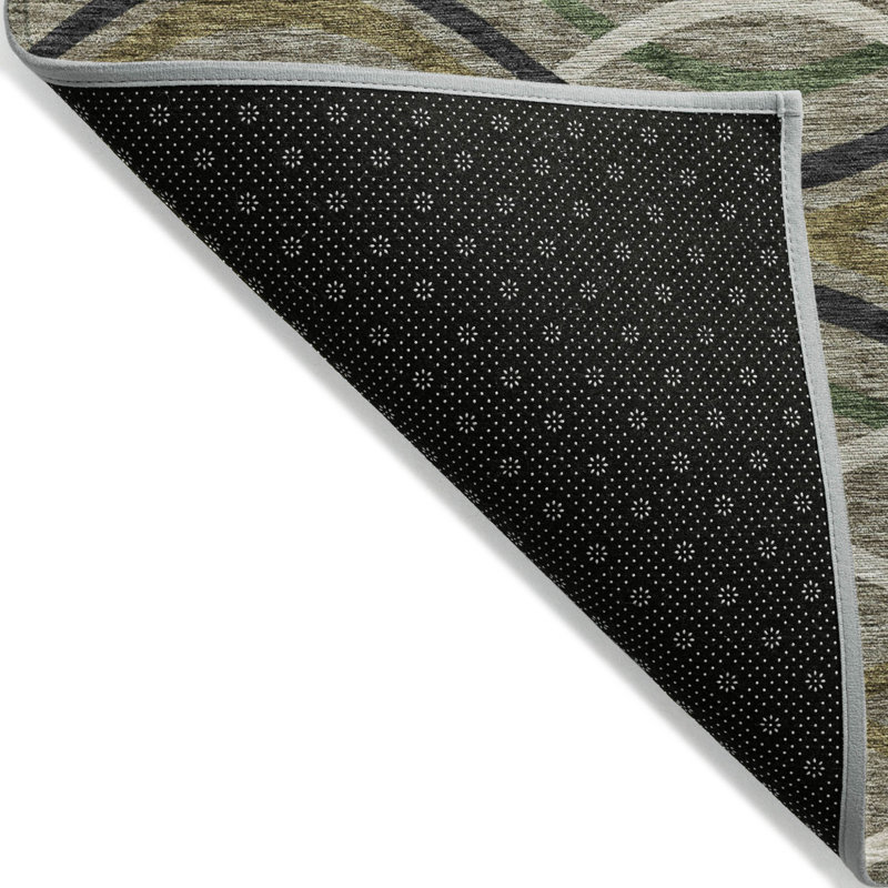 Tapis beige rond 8 po