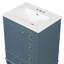 Meuble-lavabo simple autoportant 24 po avec lavabo en céramique, armoire de rangement avec 3 tiroirs et porte-760764131-745314057