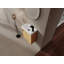 Meuble-lavabo mural 18,5 po avec lavabo en résine, porte simple à fermeture douce, panneau de fibres à densité moyenne, bois naturel (KD-Packing)-125539397