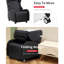 Fauteuil de massage inclinable électrique en similicuir-1807966307