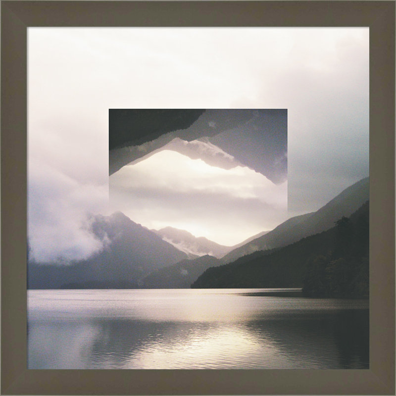 Reflected Landscape by Laura Marshall, Gray, 13" H x 13" W x 1" D