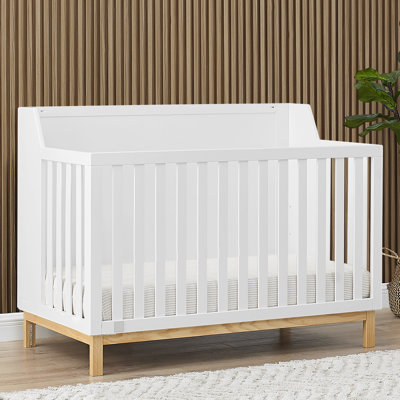 Babygap Oxford 6-In-1 Convertible Crib - Greenguard Gold Certified, Bianca White -  W174150-123