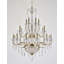 Lustre unique à niveaux 26 avec accents en cristal Laffoon-2028704193