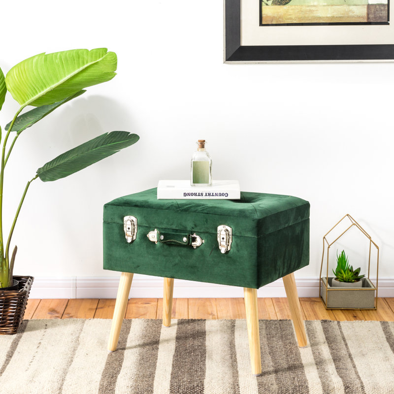 Coleridge Accent Stool, Green