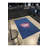 Creative Modern Decorative Carpet With Blue Themed Lip Pattern-199433824