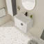 Petit meuble-lavabo avec lavabo-302144127