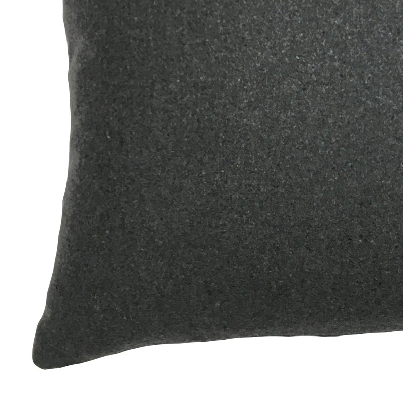 Coussin décoratif, 22 po x 22 po, Gris