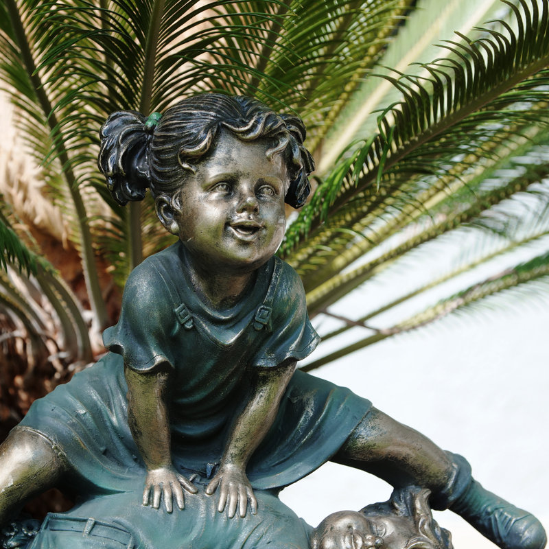 Weather Resistant Plastic Stone Garden Statue