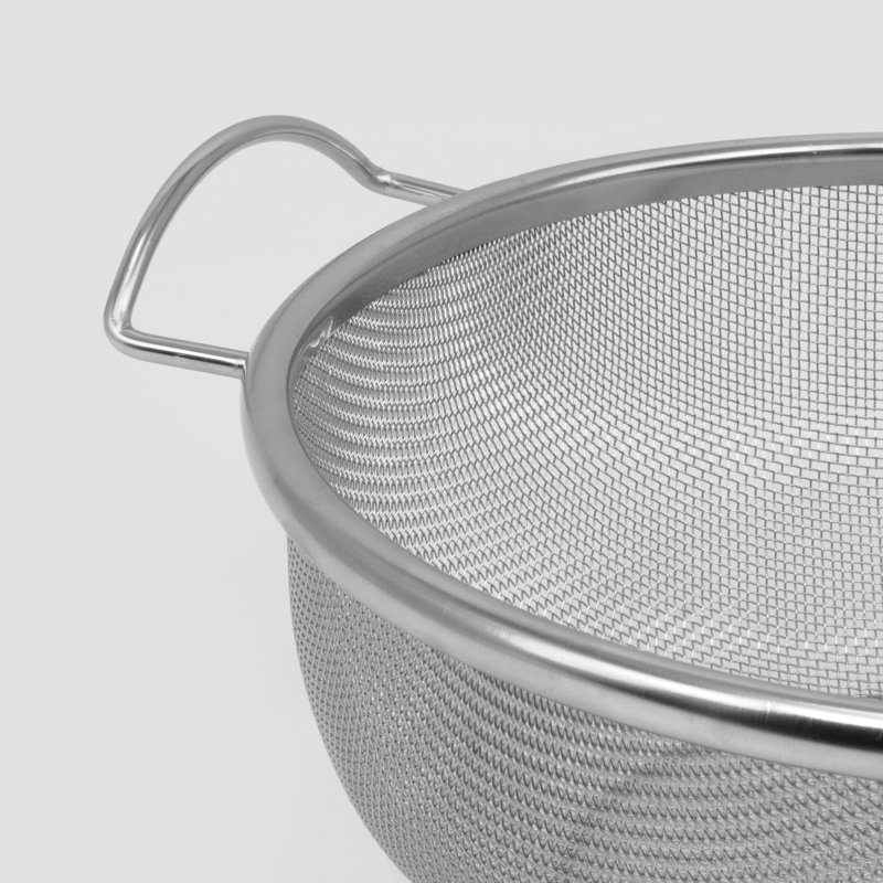 Stainless Steel Fine Mesh Colander with Resting Base