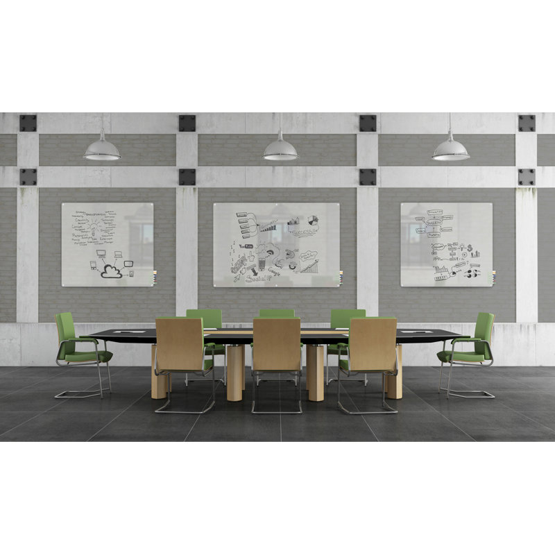 Harmony Ghent No Glass Wall Glass Board, 36" x 48"