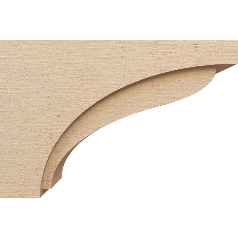 Helena - cèdre brut TimberThane Corbel, H 22 po x l 11 po x P 33 po