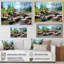 Libellule bleue flottante II - Libellule, art mural-1861031078-1861031077