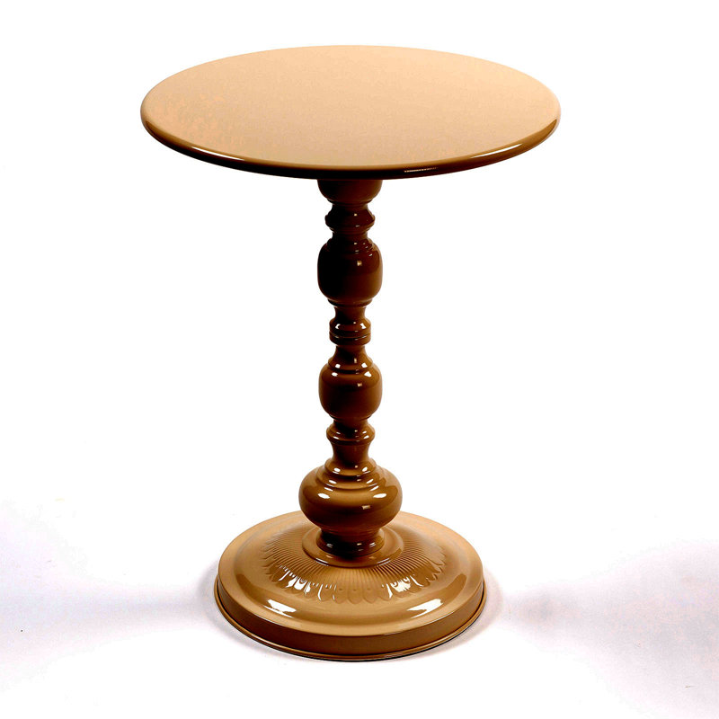 Decorative Vintage Metal Coffee Table, Natural