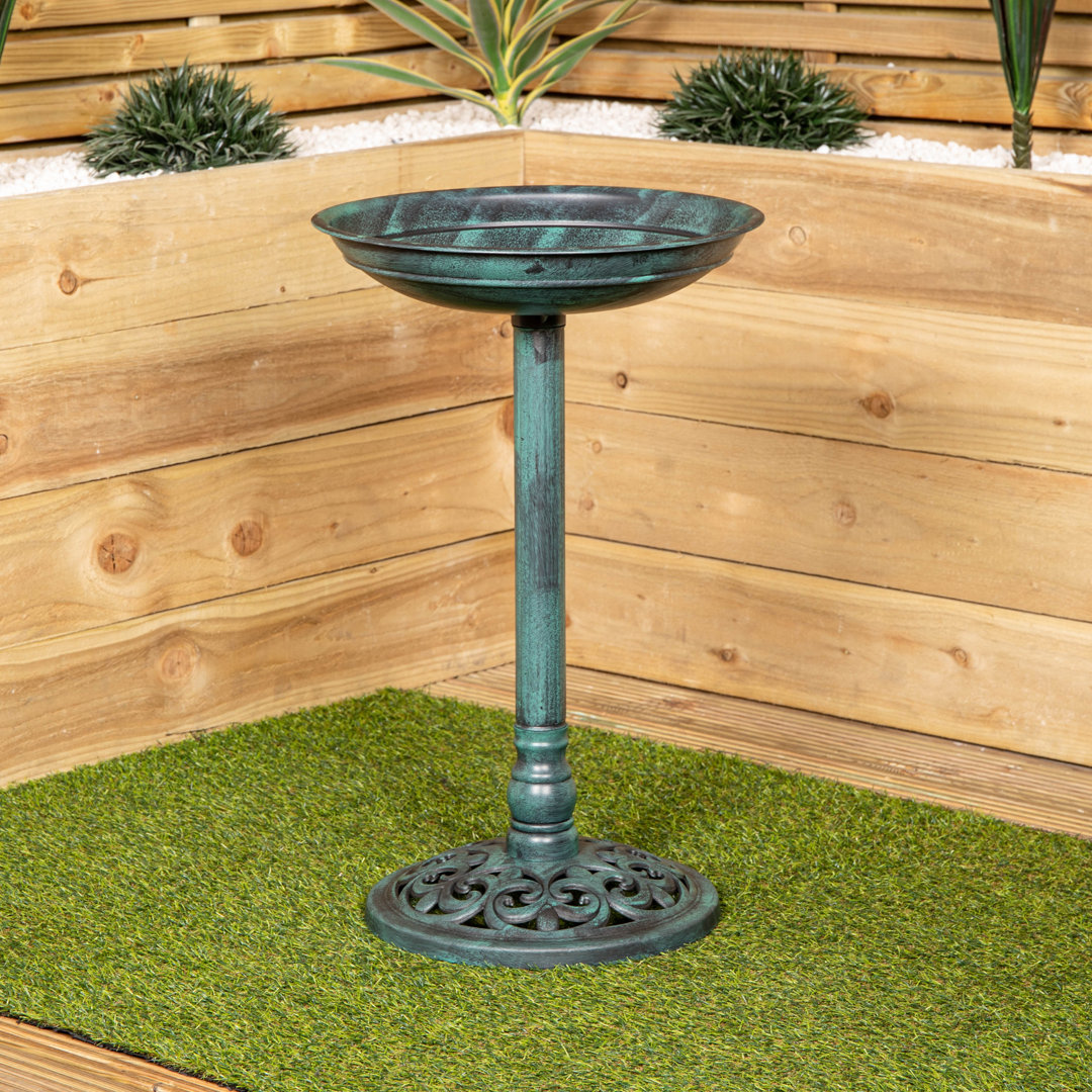 Samuel Alexander Polyresin Sculptural Birdbath