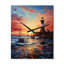 Horloge murale Coastal bateau Pier Into Infinity-99630763