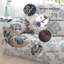 Polyester Box Cushion Sofa Slipcover