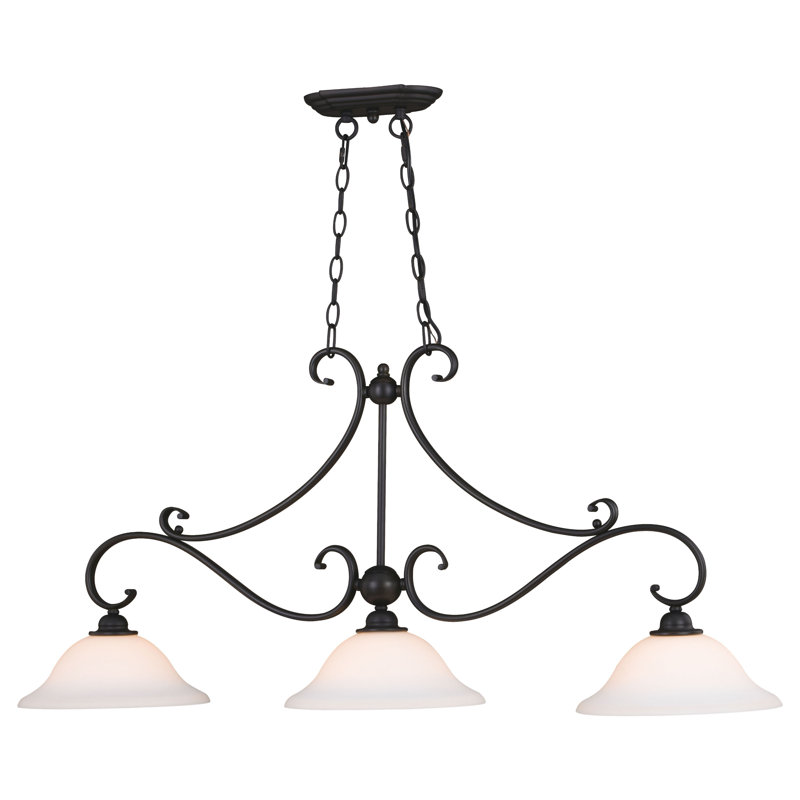 Macalla 3 - Light Kitchen Island Pendant, Oil Burnished Bronze