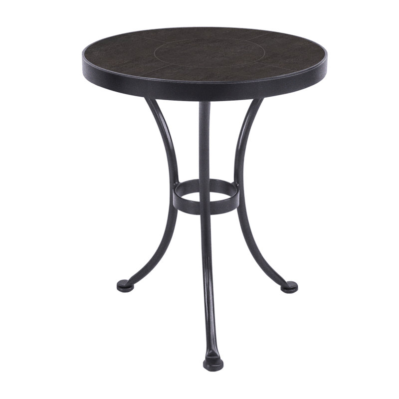 Tables Outdoor Round Side Table, Graphite, Urban Shift