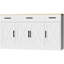 Buffet Farmhouse, 3 tiroirs et 4 portes, bois