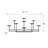 9'' H Metal Tabletop Candelabra