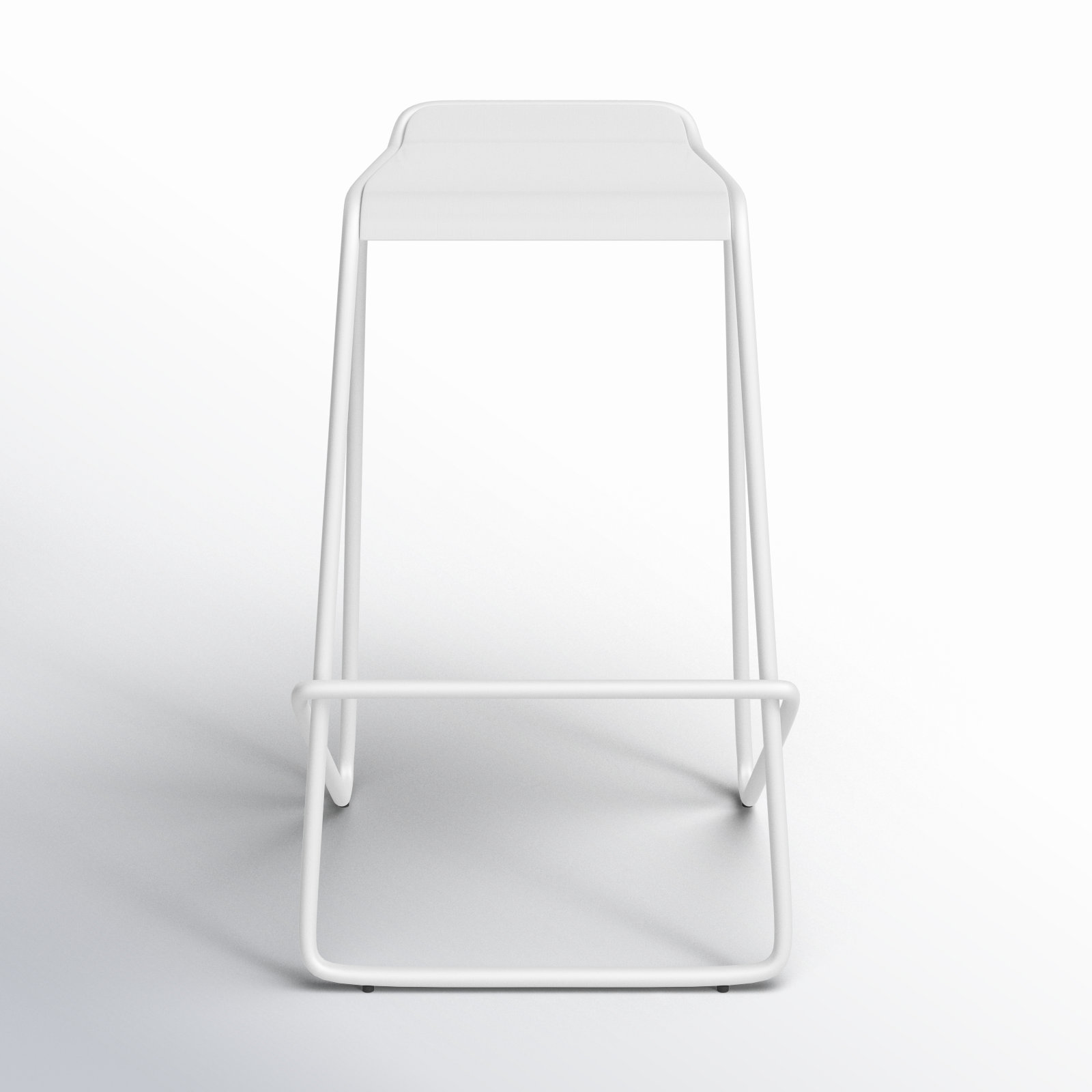 Ready Bar and Counter Stool, White, Bar Stool (30" Seat Height)