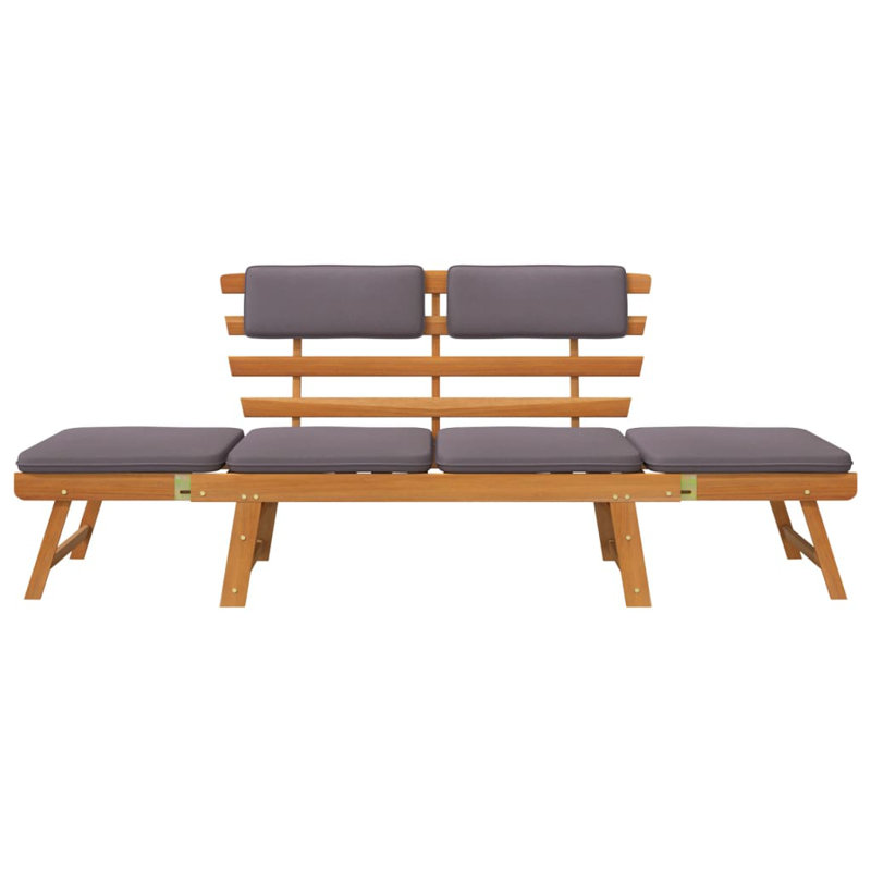 Lit de jour rectangulaire avec coussins Elmerine