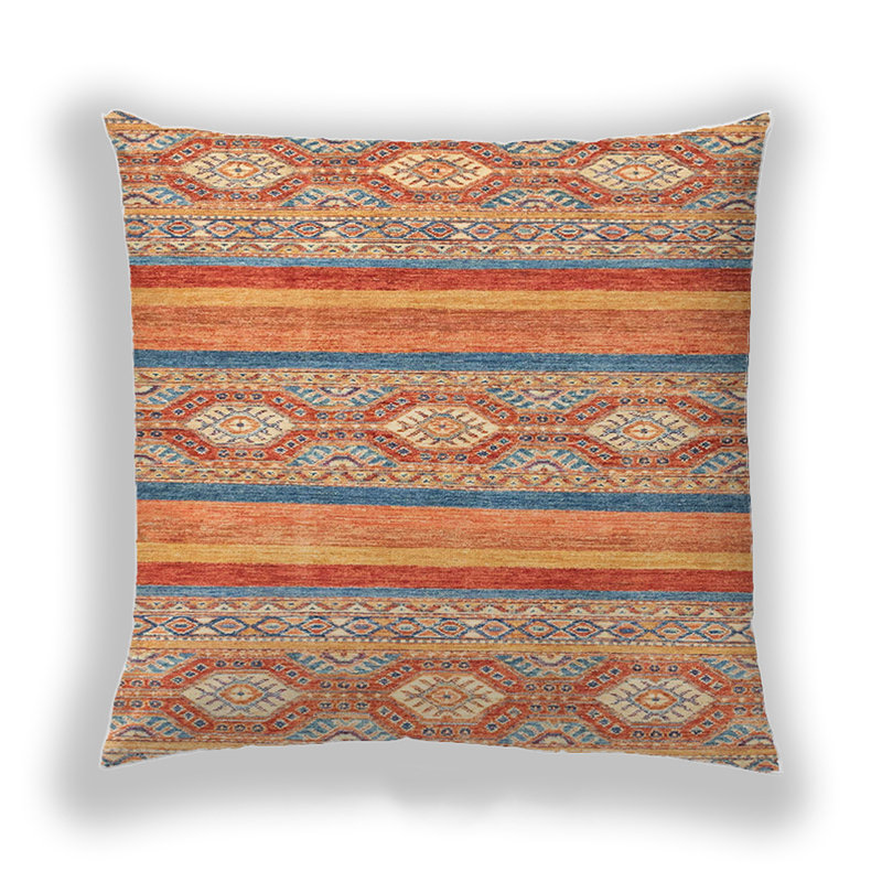 Coussin décoratif abstrait 2506, Microsuède
