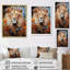 «Eernal Majesty Lion Timless Gaze I», reproduction sur toile-556499175-748113130