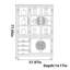 Classic large capacity furniture bookcase