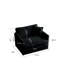 Chaise d'appoint (2 chaises), fauteuils en chenille haute, chaises d'appoint de salon avec coussin décoratif, structure en bois massif, choix de sièges relaxants