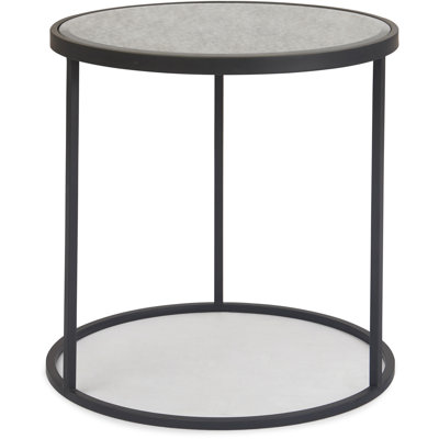 Wyred Round Mirrored Side Table