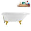Baignoire sur pattes 62 ", plateau, bonde, pattes 62" Streamline-101628985-102218225