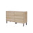 Mid-Century Modern Oak Sideboard Storage Credenza with 3 Drawers and Adjustable Shelf Cabinet