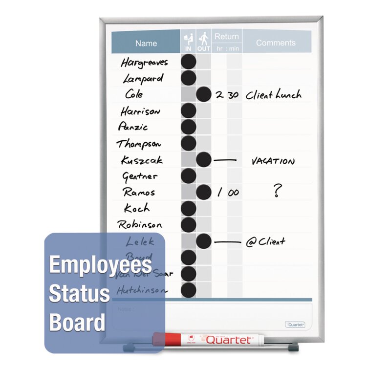 Wall Steel Magnetic Small - 2' - 4' Framed Whiteboard