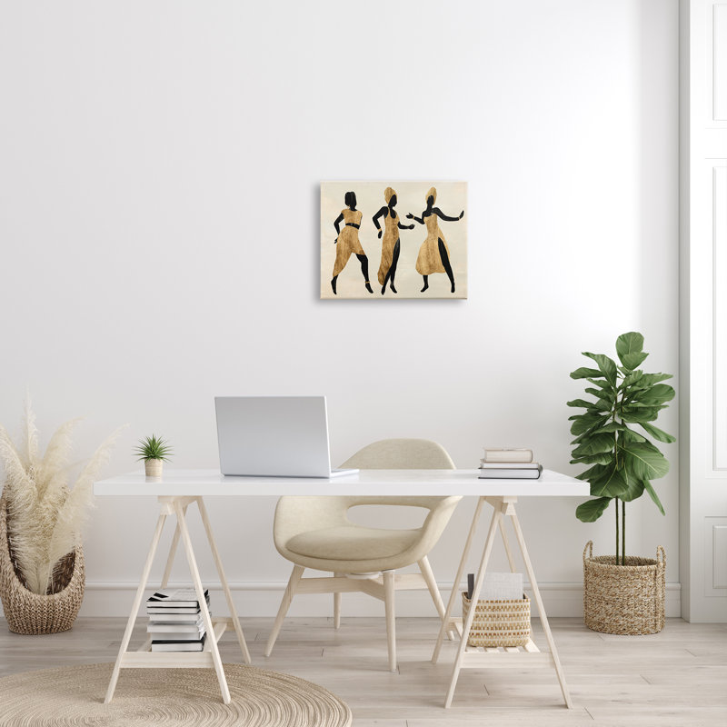 Powerful Women Dancing, Toile tendue, H 16 po x l 20 po
