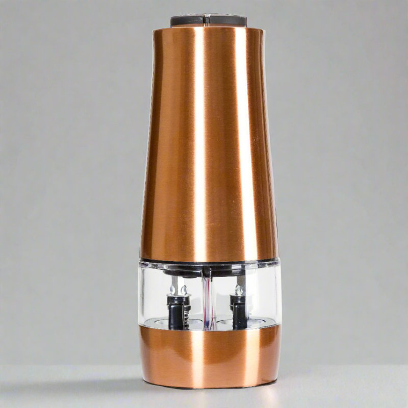 Dual Copper Electric Salt & Pepper Mill