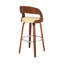 Tabouret pivotant à hauteur de comptoir ou de bar Shelly au fini bois - ensemble -1304667360-1304667366-1304667367