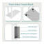 2-Tier Freestanding Towel Rail, Heavy Duty Metal Towel Rack with Bottom Shelf, Floor Standing Towel Drying & Display Stand for Bathroom, Pool and Bedroom